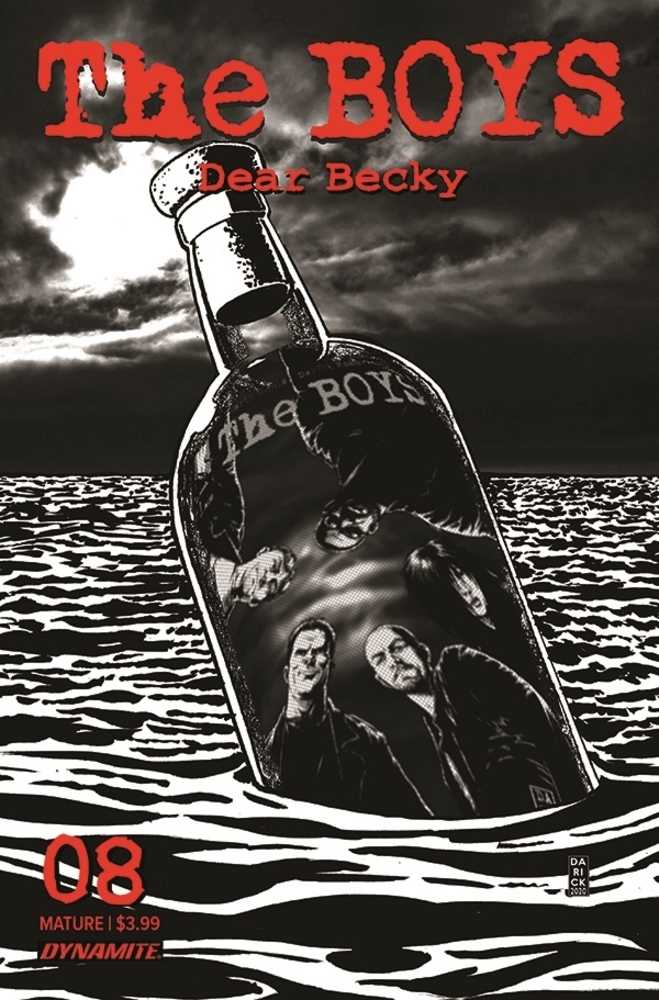 Boys Dear Becky #8 Robertson Line Art Premium FOC Bonus (Mature) <BINS>