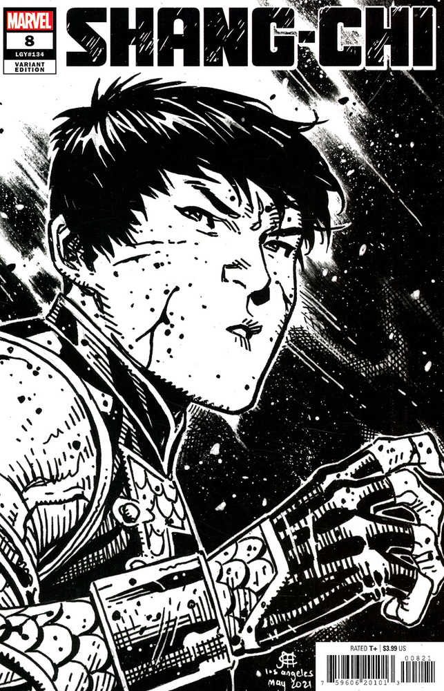 Shang-Chi #8 Cheung Headshot Sketch Variant