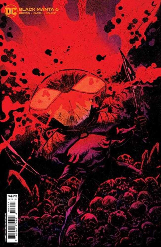 Black Manta #6 (Of 6) Cover B Sanford Greene Card Stock Variant <BINS>