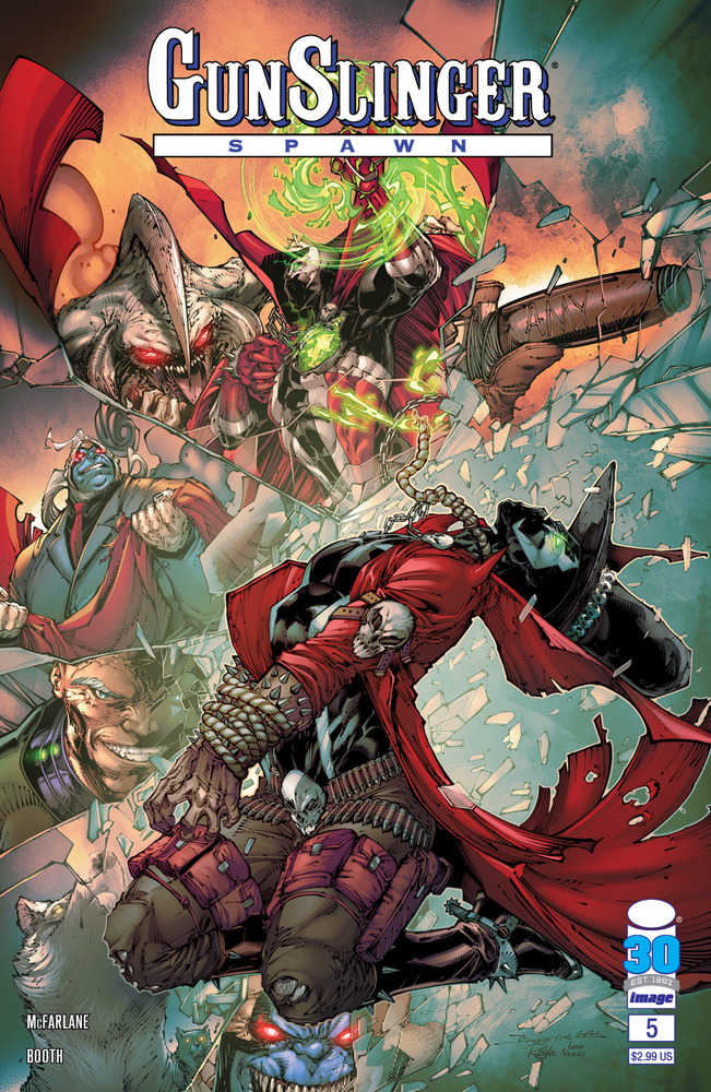 Gunslinger Spawn #5 Cover A Booth