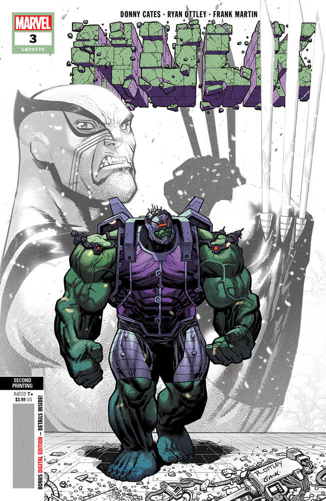 Hulk (2022) #3 Variant (2nd Printing) Ottley Edition (Out of Print)