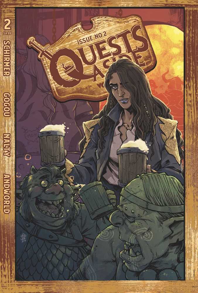 Quests Aside #2 Cover B Dialynas