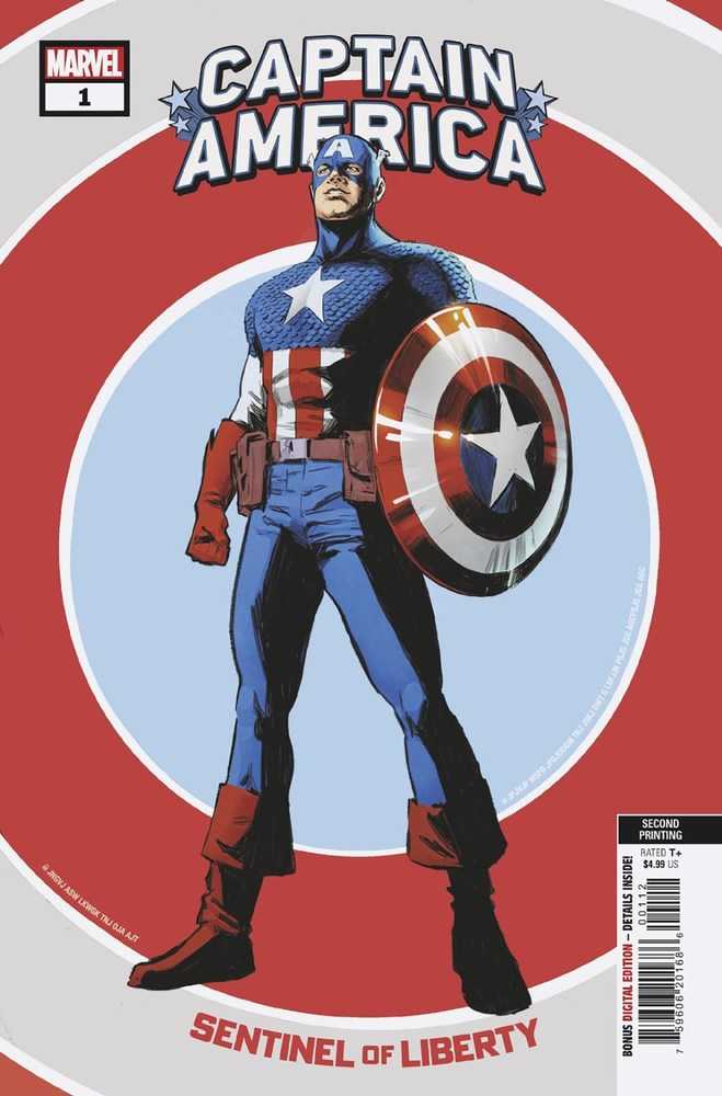 Captain America Sentinel Of Liberty #1 Variant (2nd Printing) Carnero Variant <BINS>