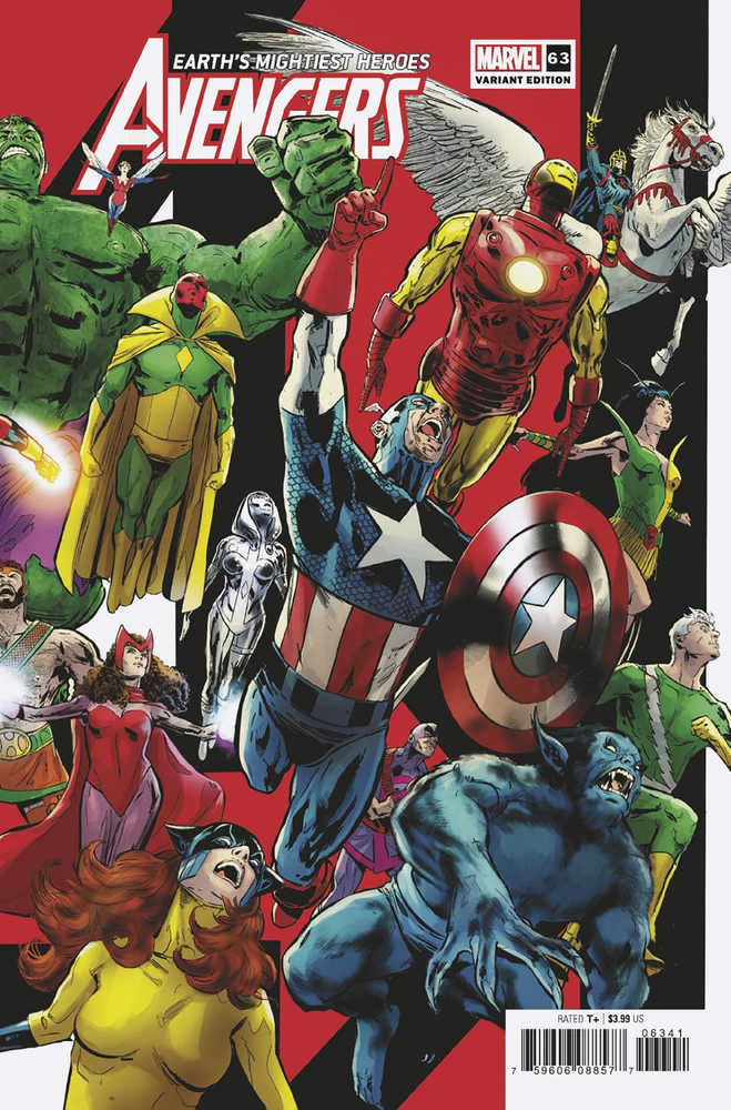 Avengers (2018) #63 Jimenez 70s Avengers Assemble Connect Variant