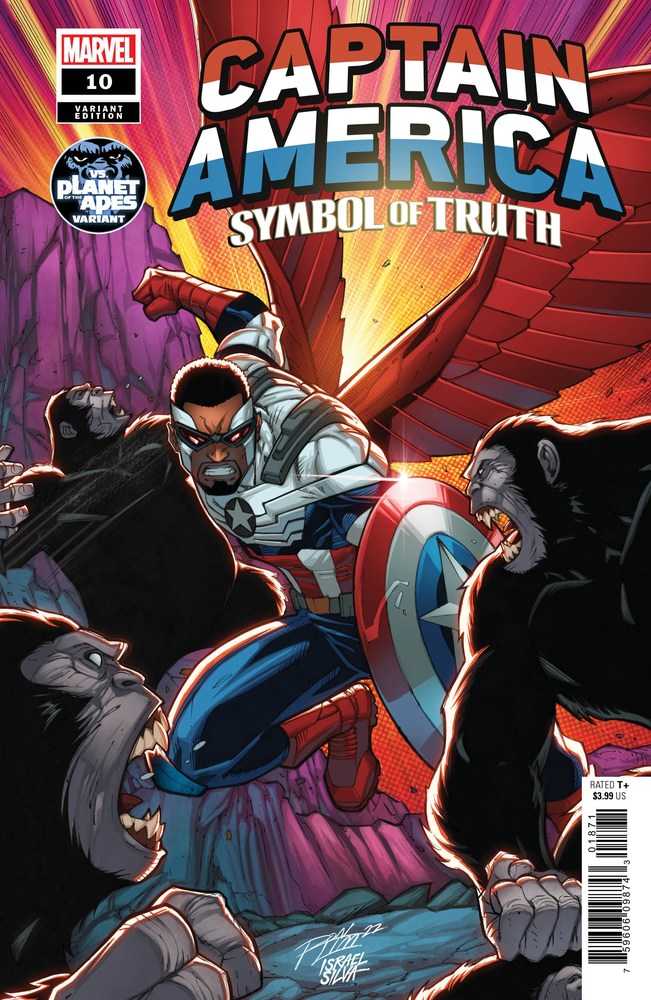 Captain America Symbol Of Truth #10 Ron Lim Planet Of The Ap