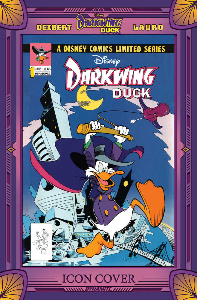 Darkwing Duck (2023) #1 Cover H (1:10) Variant Edition Moore Modern Icon 1991