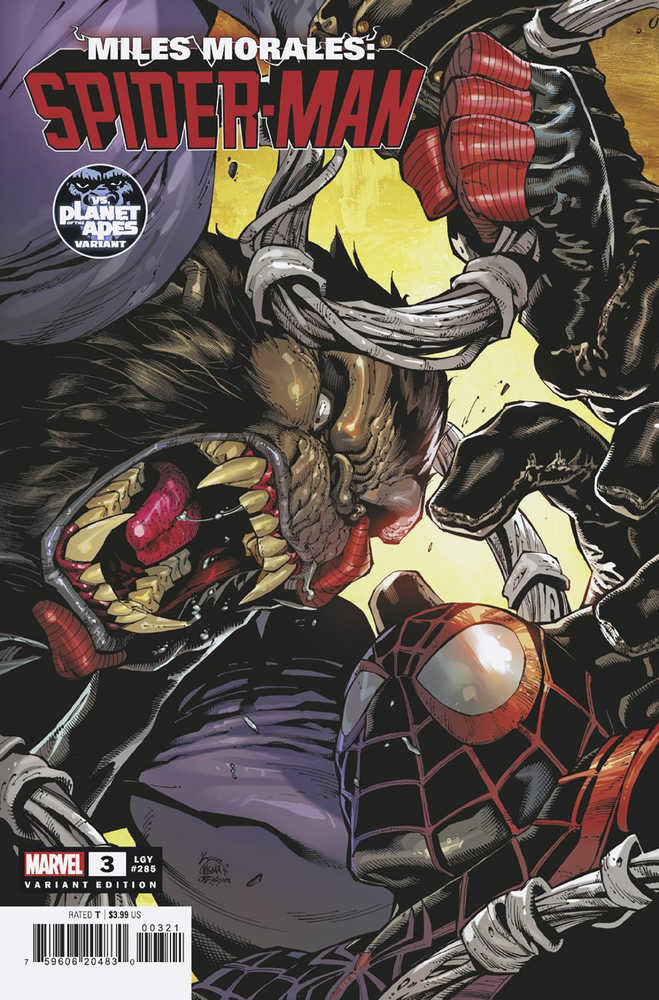 Miles Morales Spider-Man (2023) #3 Stegman Planet Of The Apes Variant