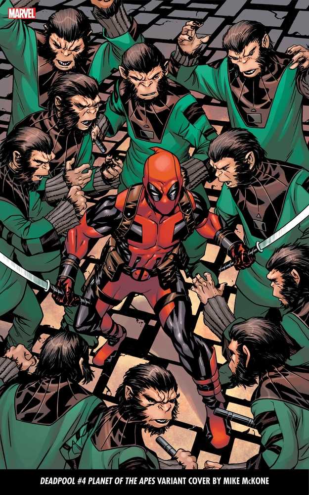 Deadpool (2023) #4 McKone Planet Of The Apes Variant