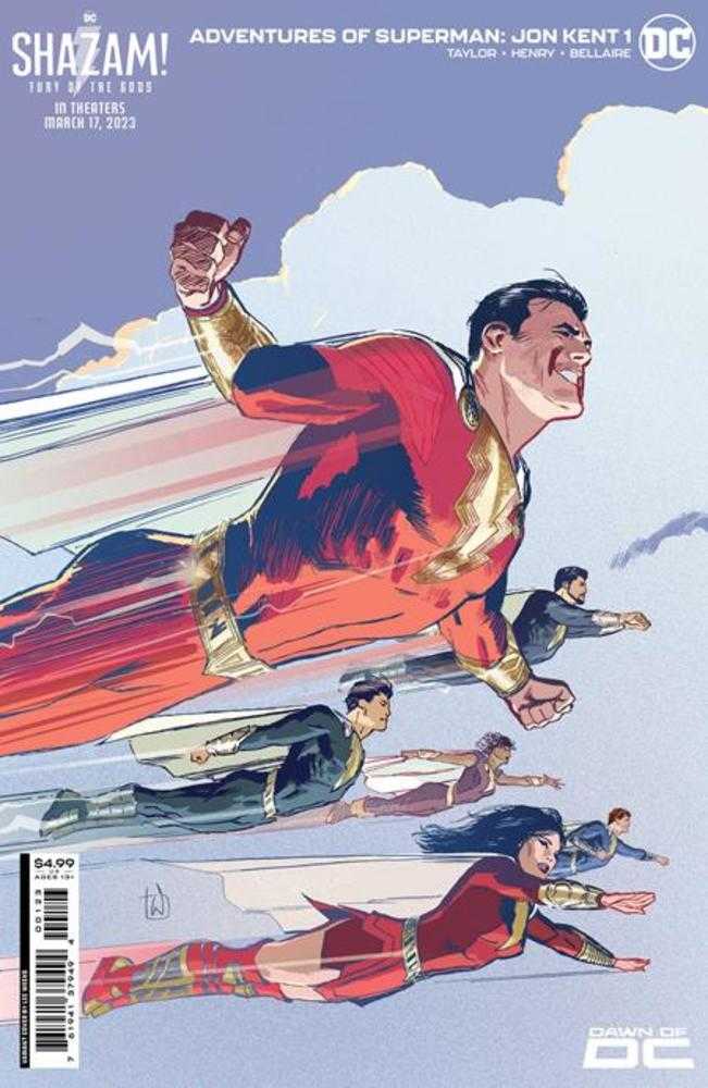 Adventures Of Superman Jon Kent #1 (Of 6) Cover H Lee Weeks Shazam Fury Of The Gods Movie Card Stock Variant <BINS>