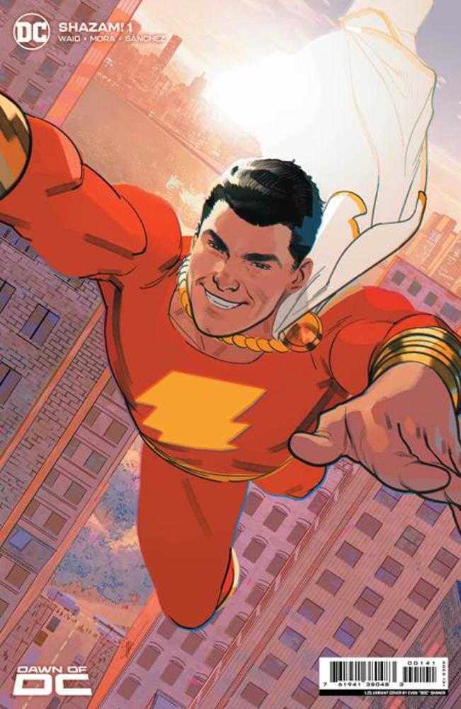 Shazam (2023) #1 Cover E (1:25) Evan Doc Shaner Card Stock Variant