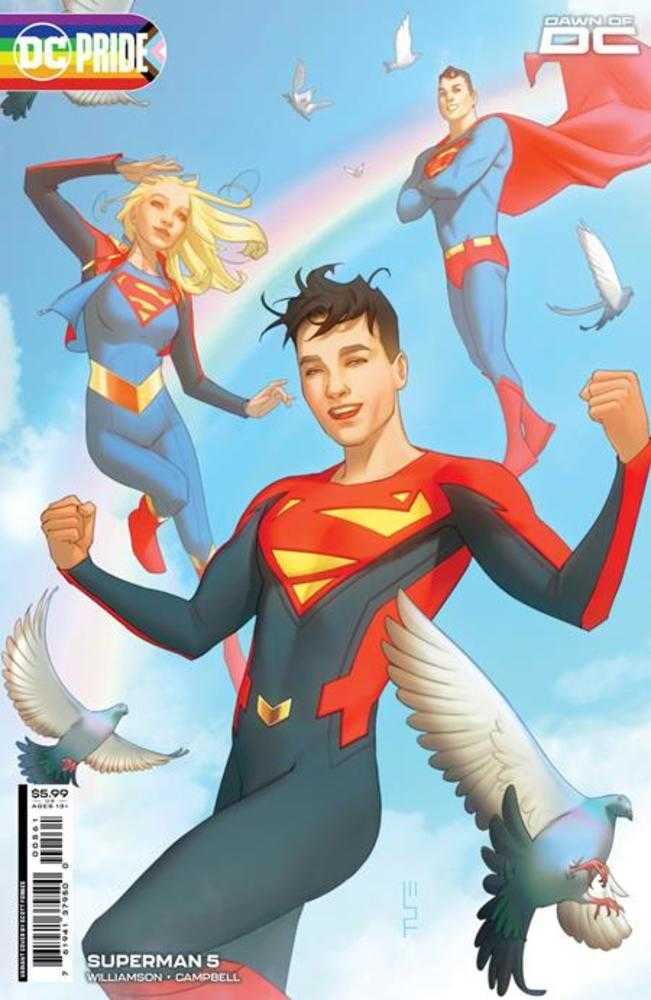 Superman (2023) #5 Cover D W Scott Forbes DC Pride Card Stock Variant