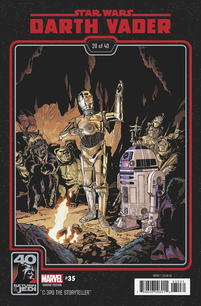 Star Wars Darth Vader (2020) #35 Chris Sprouse Return Of The Jedi 40th Anniversary Variant