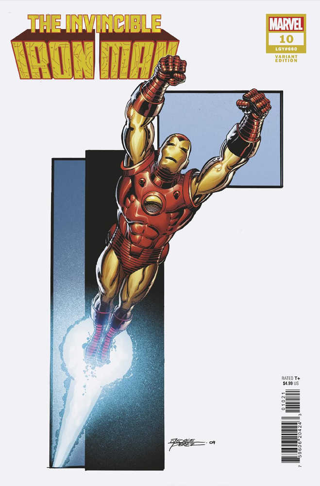 Invincible Iron Man (2023) #10 George Perez Variant [Fall of X]