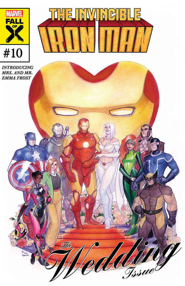 Invincible Iron Man (2023) #10 Variant (1:50) Hetrick Homage B Edition [Fall of X]