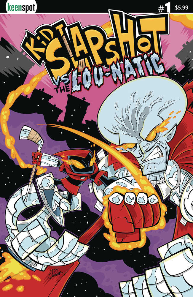 Kid Slapshot vs Lou Natic Cover A Dongarra