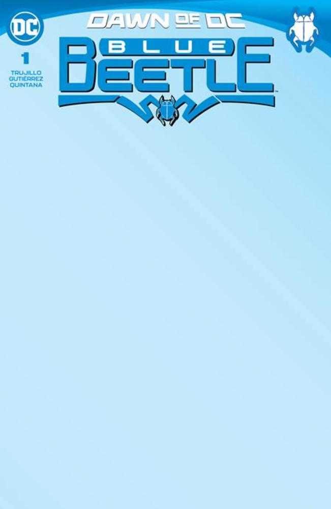 Blue Beetle (2023) #1 Cover E Blank Card Stock Variant