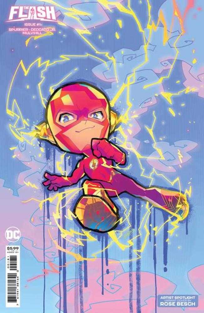 Flash (2023) #1 Cover D Rose Besch Creator Card Stock Variant