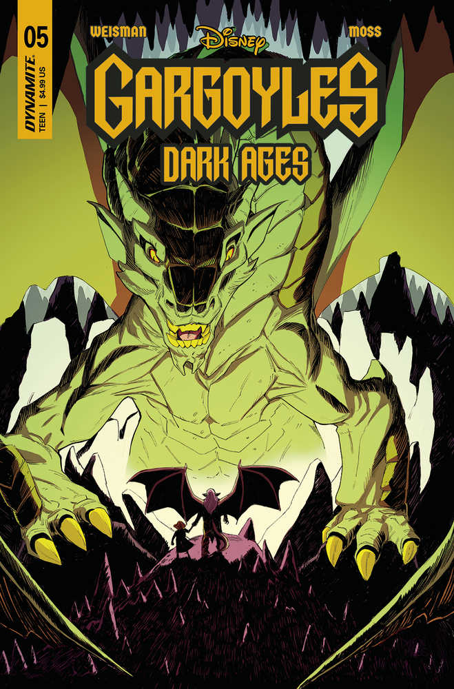 Gargoyles Dark Ages #5 Cover G (1:7) Moss Original Variant Edition