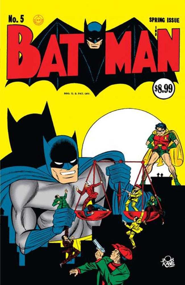 Batman (1940) #5 Facsimile Edition Cover B Bob Kane Foil Variant