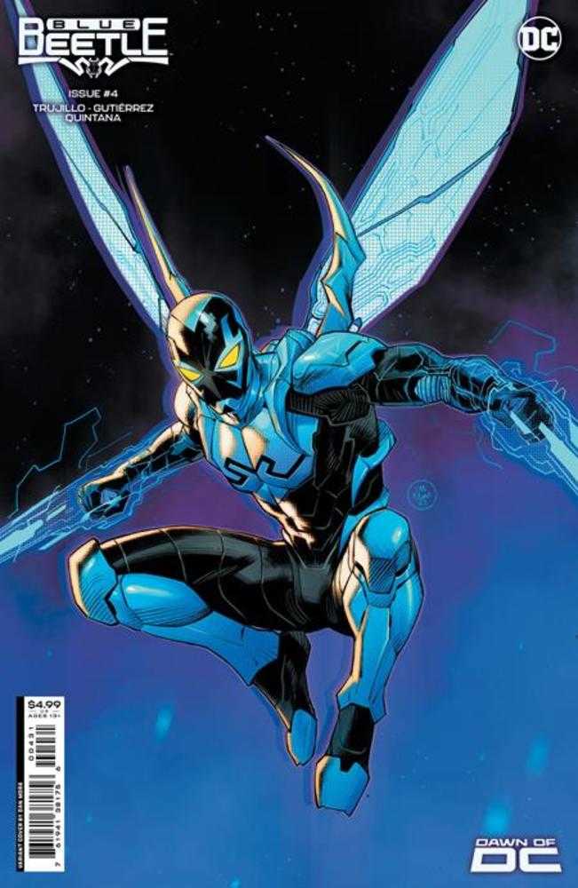 Blue Beetle (2023) #4 Cover B Dan Mora Card Stock Variant