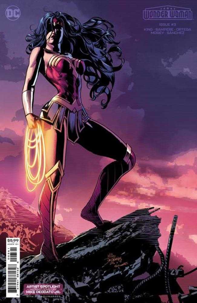 Wonder Woman (2023) #3 Cover D Mike Deodato Jr Artist Spotlight Card Stock Variant