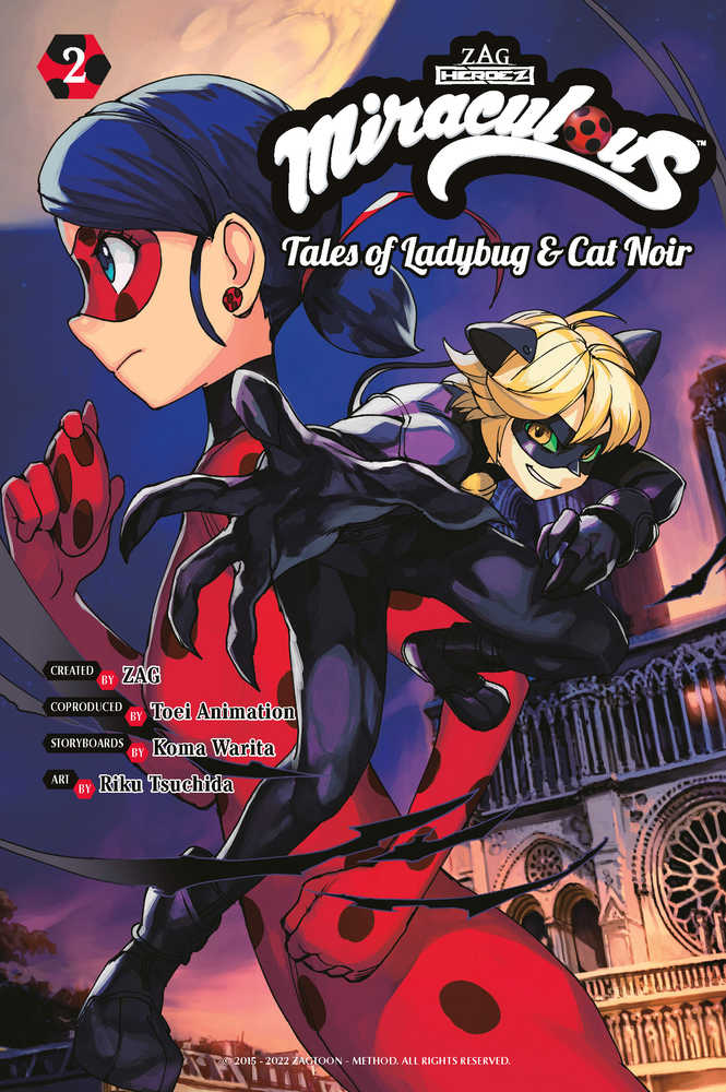 Miraculous Tales Of Ladybug & Cat Noir Manga Graphic Novel Volume 02