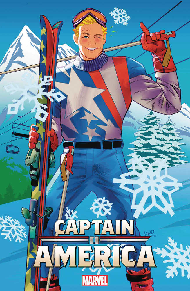 Captain America (2023) #4 Greg Land Ski Chalet Variant