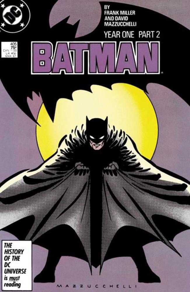 Batman (1940) #405 Facsimile Edition Cover A David Mazzucchelli