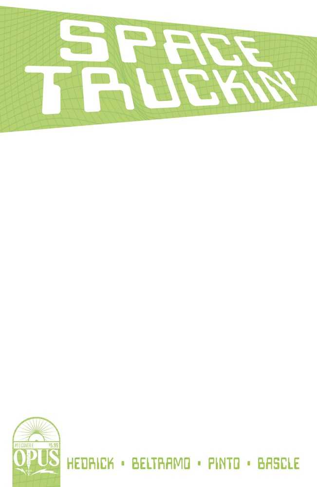 Space Truckin #1 Cover E FOC Blank Sketch