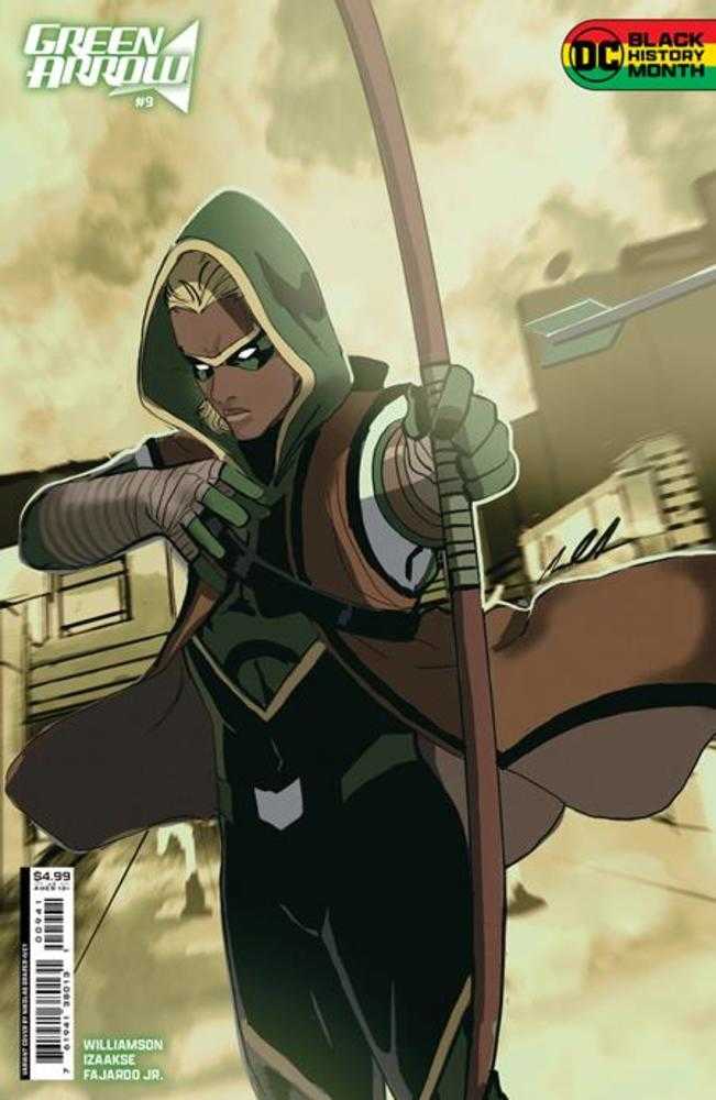 Green Arrow (2023) #9 (Of 12) Cover C Nikolas Draper-Ivey Black History Month Card Stock Variant