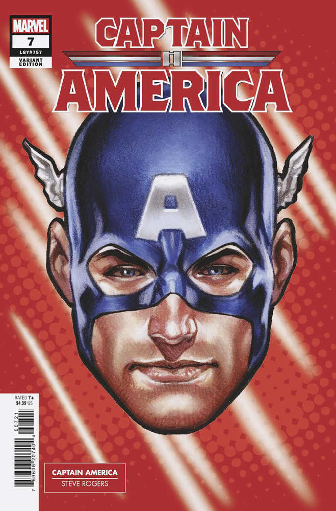 Captain America (2023) #7 Mark Brooks Headshot Variant