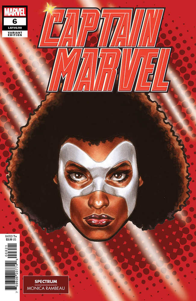 Captain Marvel (2023) #6 Mark Brooks Headshot Variant