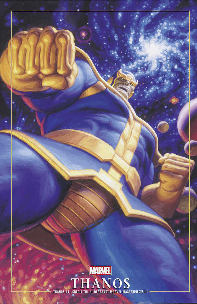 Thanos (2024) #4 Greg And Tim Hildebrandt Thanos Marvel Masterpieces III Variant