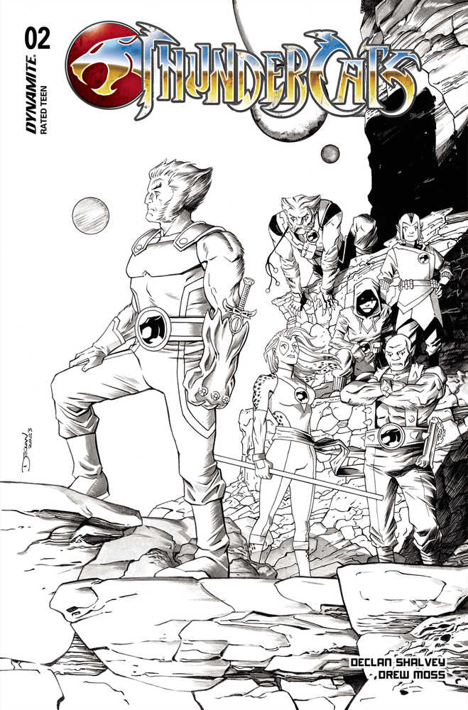 Thundercats (2024) #2 Cover L (1:15) Variant Edition Shalvey Line Art