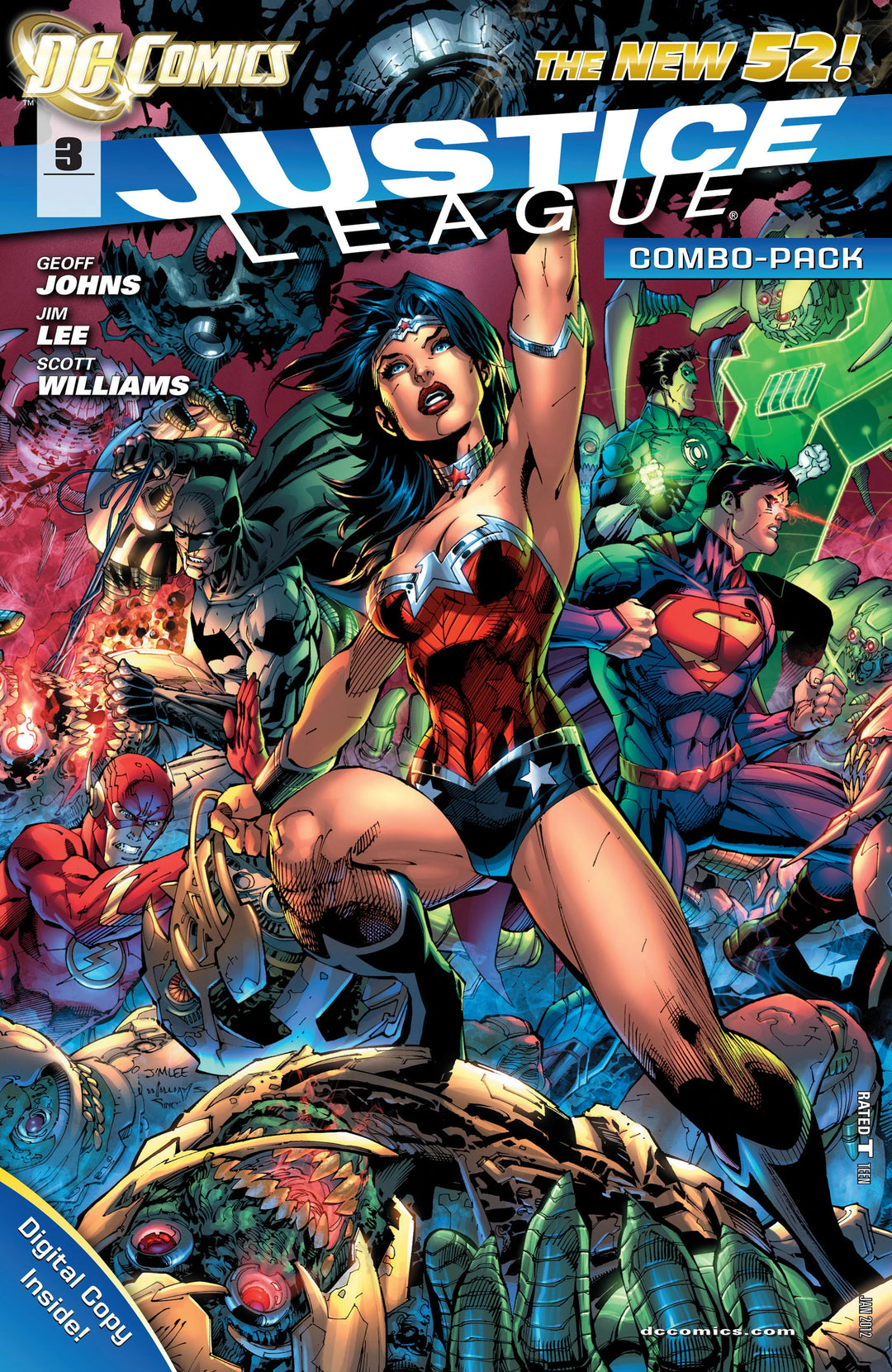 Justice League (2011) #3 Combo Pack <BINS>