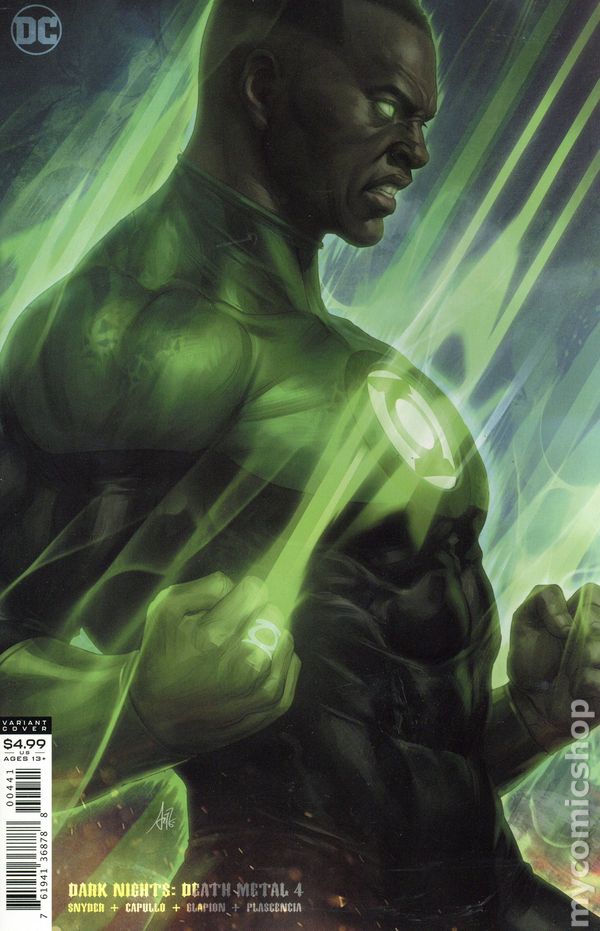 Dark Nights Death Metal #4 (Of 7) Cover D Stanley Artgerm Lau Green Lantern John Stewart Variant <BIB07>