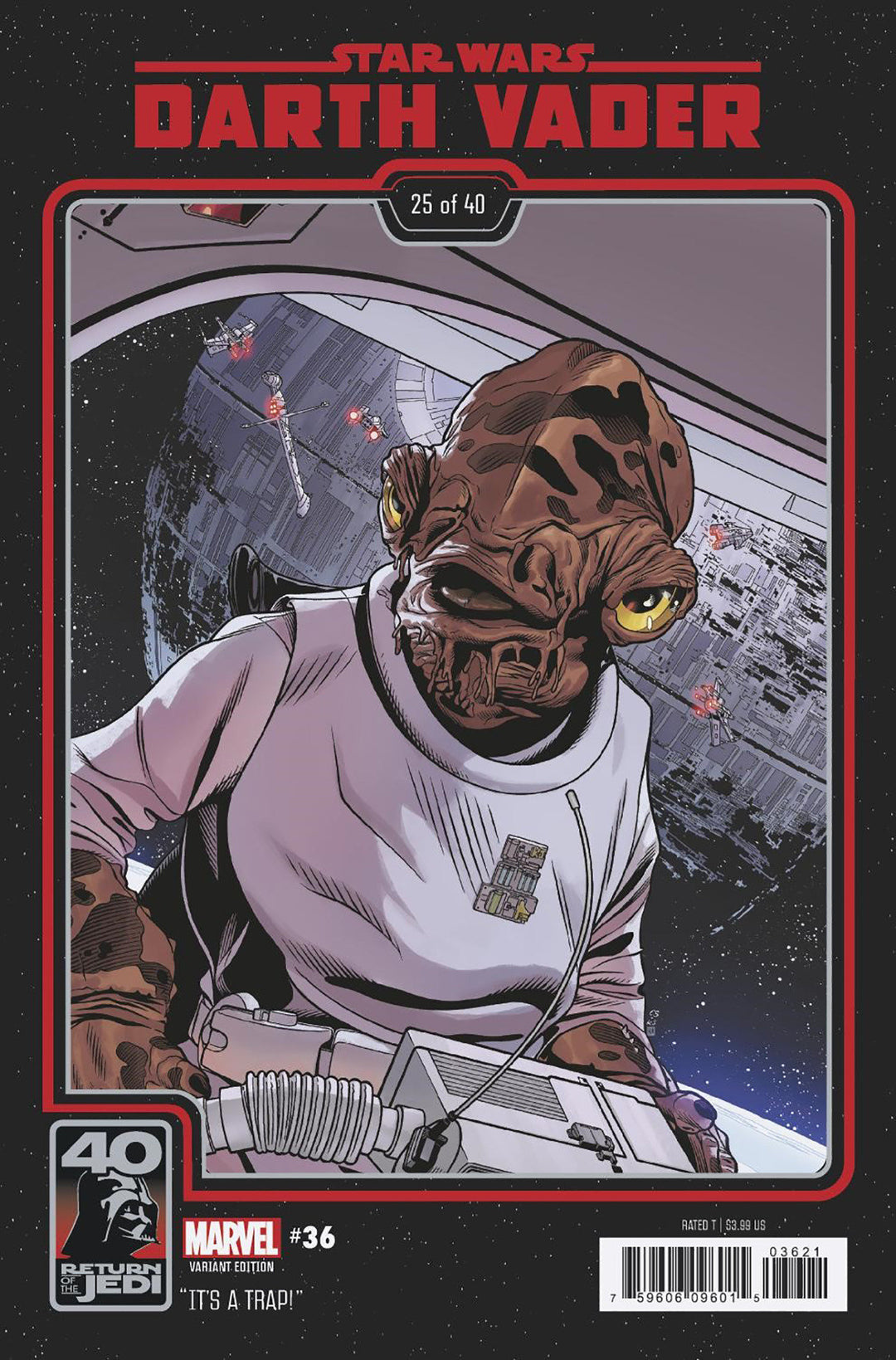 Star Wars Darth Vader (2020) #36 Chris Sprouse Return Of The Jedi 40th Anniversary Variant