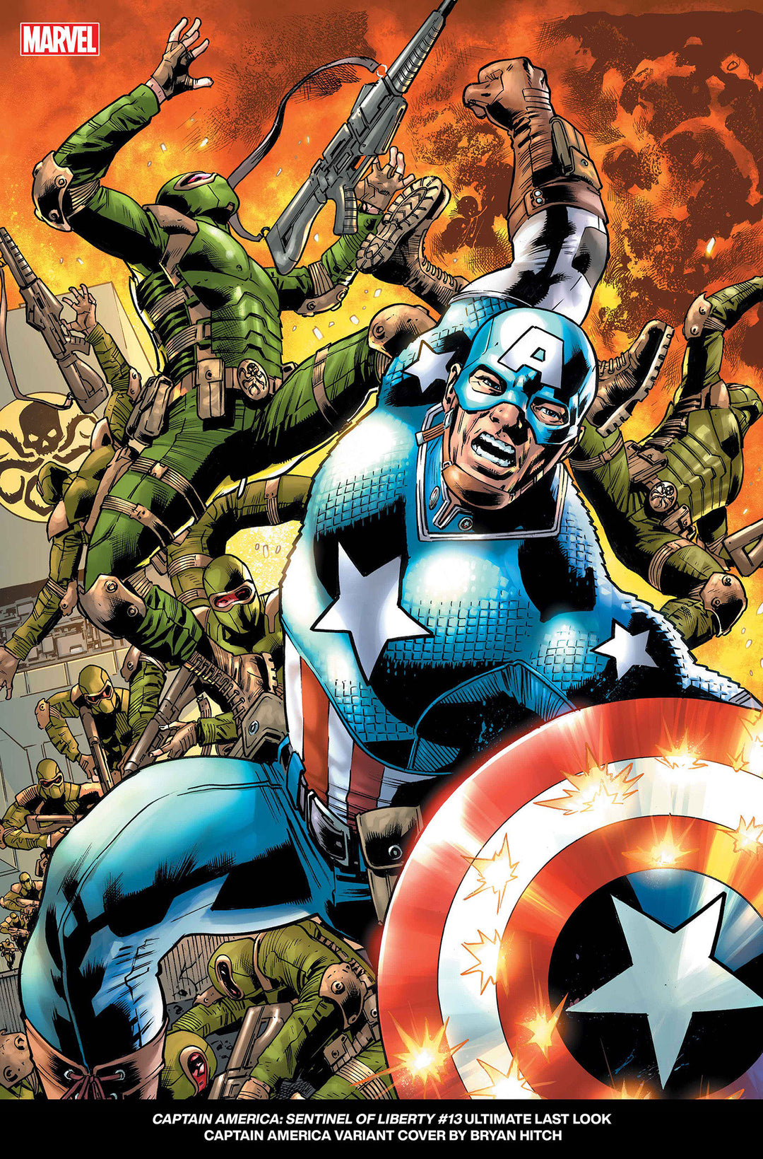 Captain America Sentinel Of Liberty #13 Bryan Hitch Ultimate Last Look Variant <BINS>