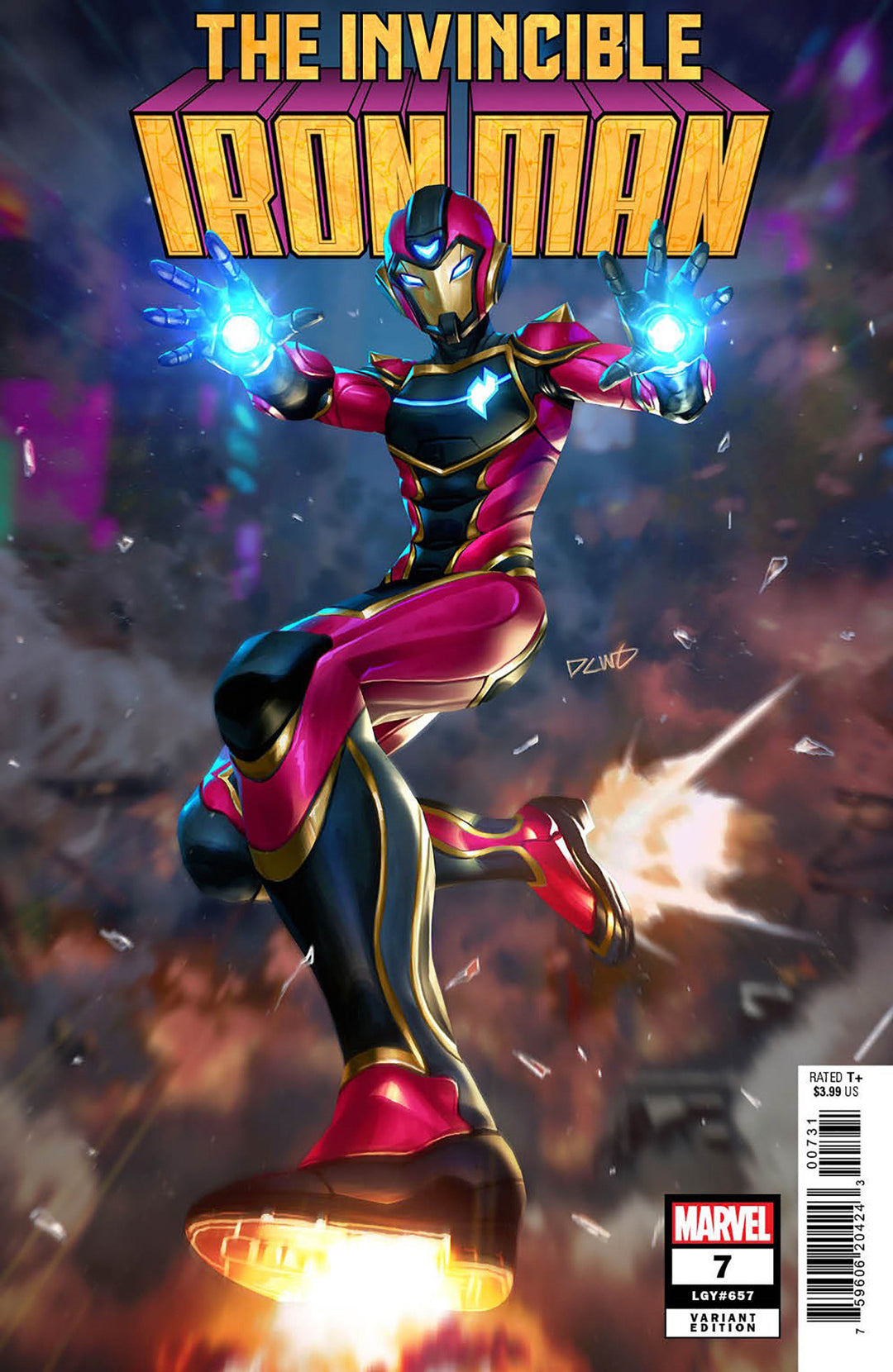 Invincible Iron Man (2023) #7 Derrick Chew Ironheart Variant