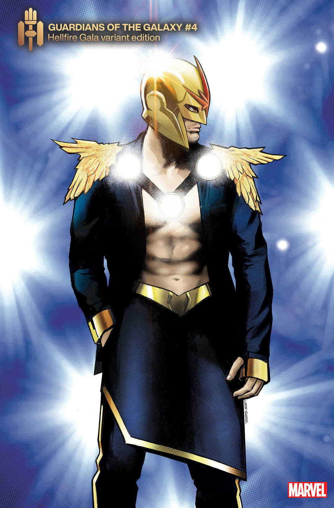 Guardians Of The Galaxy (2023) #4 Lee Garbett Hellfire Gala Variant <BINS>