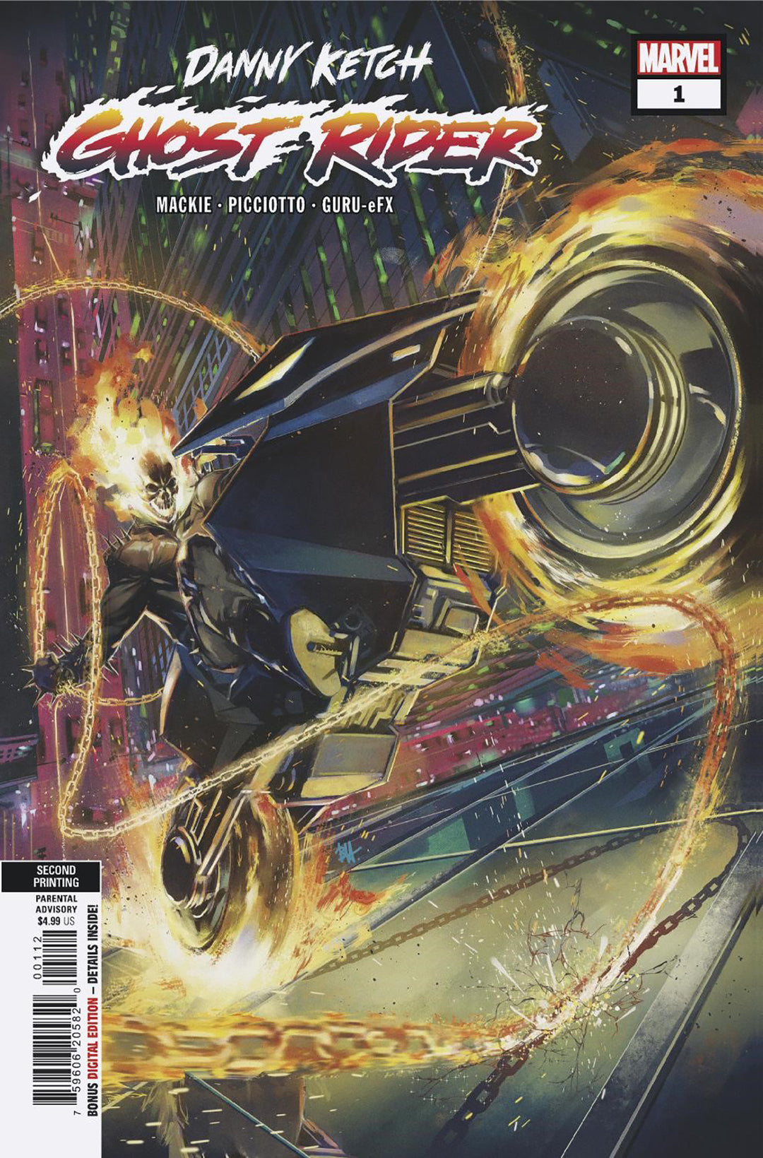 Danny Ketch: Ghost Rider #1 Ben Harvey (2nd Print) Variant