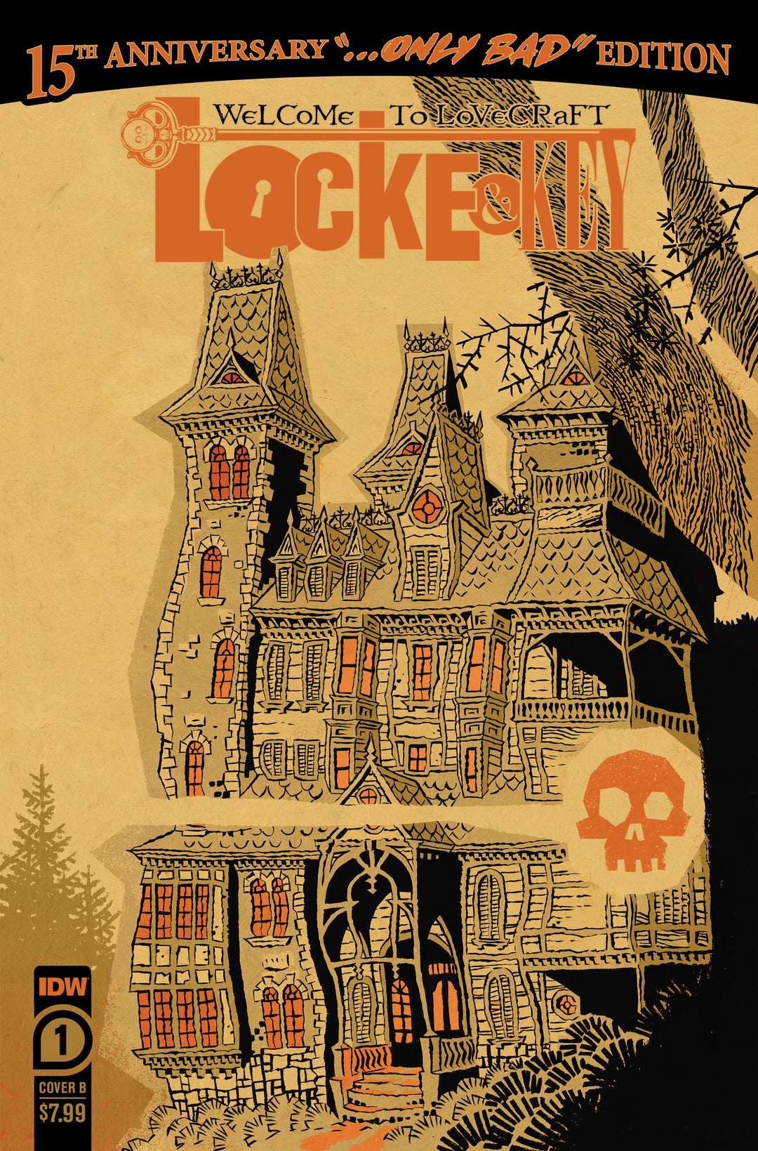 Locke & Key: Welcome To Lovecraft #1--15th Anniversary Edition Variant B (Gane)