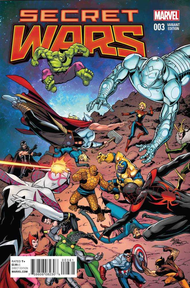 Secret Wars (2015) #3 (Of 8) Variant (1:25) McLeod Edition <BINS> <OFC>