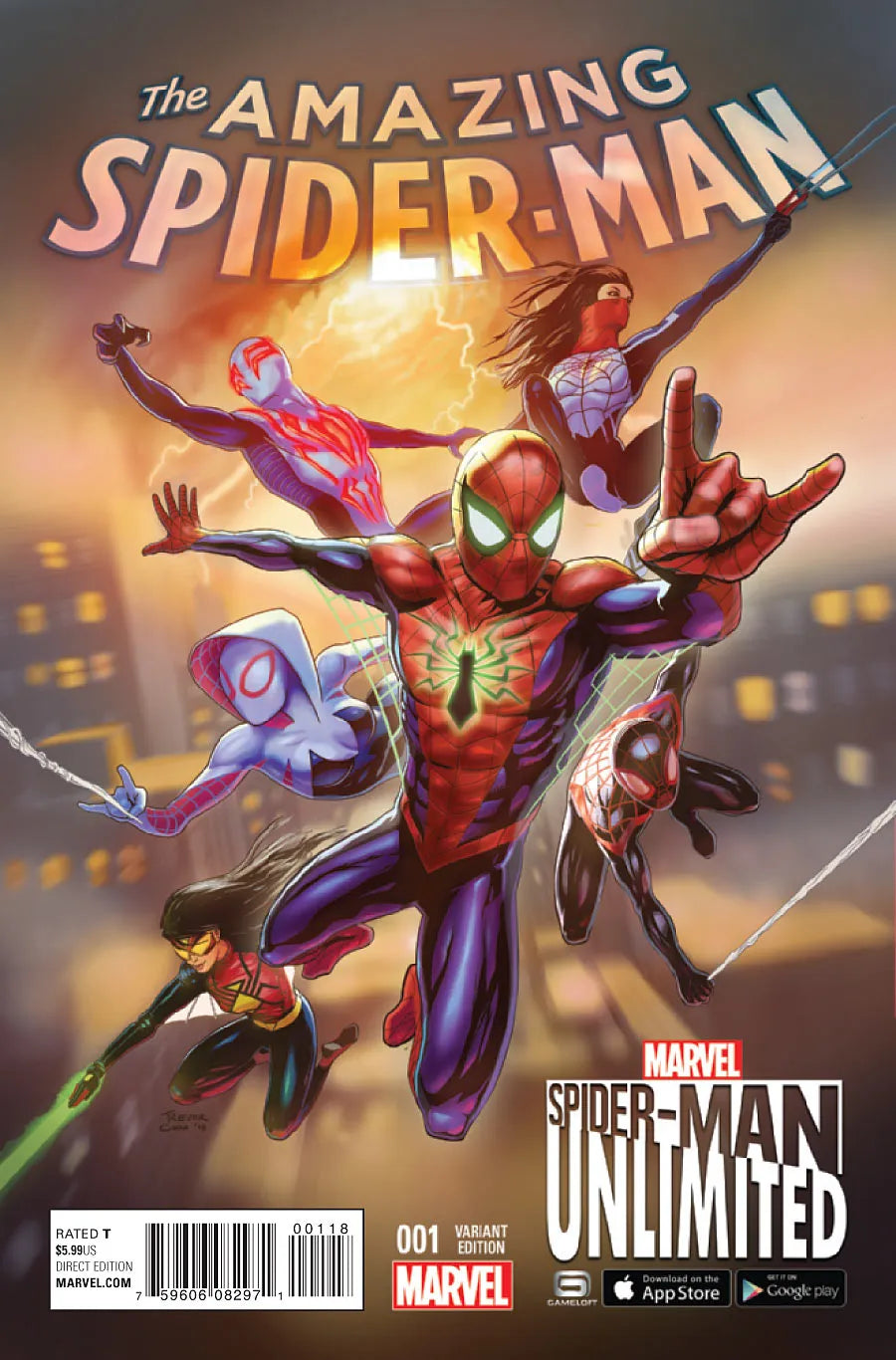 Amazing Spider-Man (2015) #1 Spider-Man Unlimited Game Variant 1:10 VF <OFC>