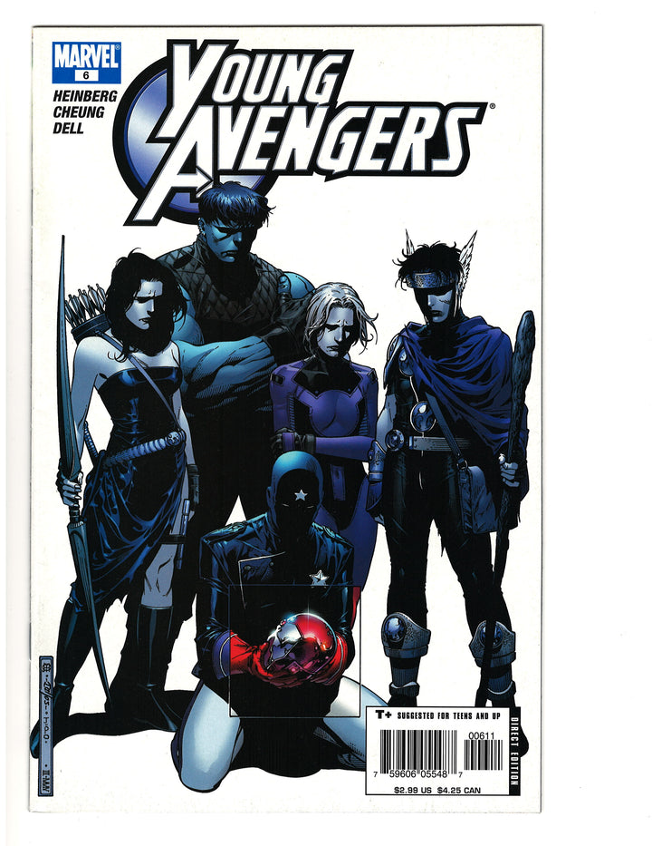 Young Avengers (2005) #6 - 1st Appearance of Cassie Lang as Stature and Billy Kapton Officially Becomes Wiccan OXV-01