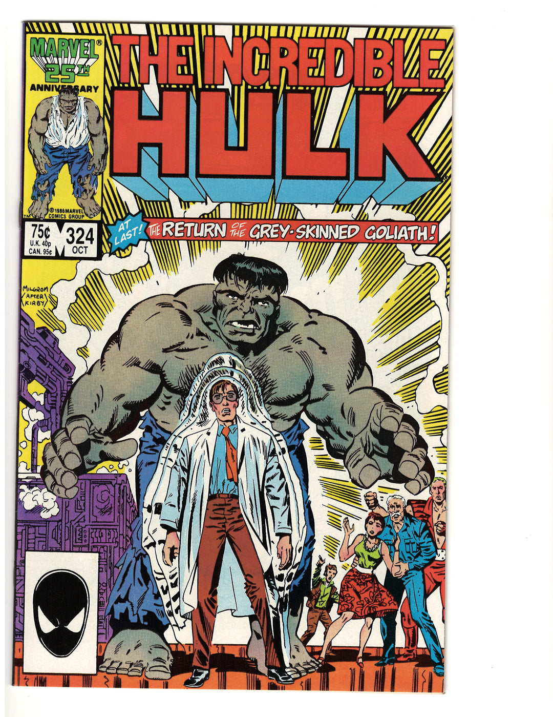 Incredible Hulk (1962) #324 - The Return of the Grey Hulk (1986) OXV-01