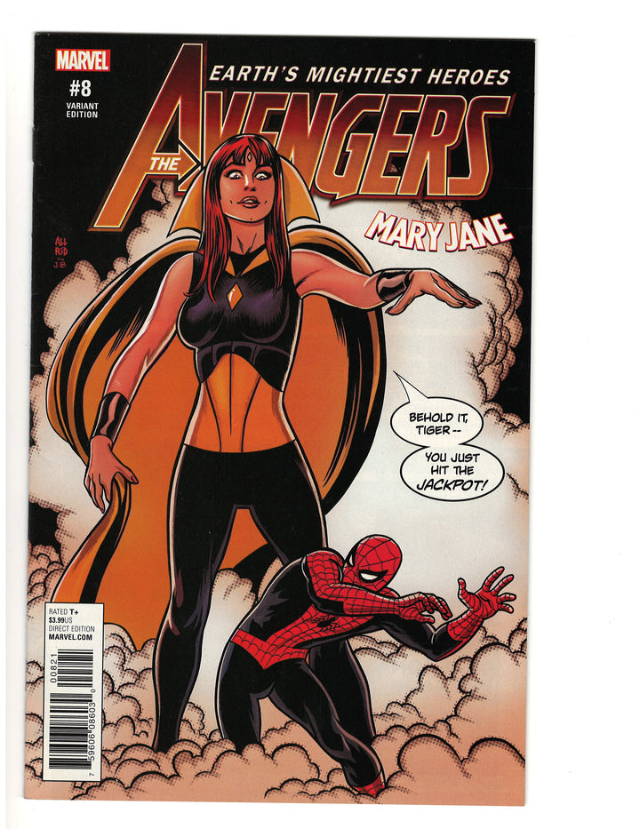 Avengers (2018) #8 All Red Mary Jane Variant - Mary Jane Depicted as Vision