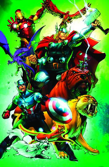 Avengers vs Pet Avengers Graphic Novel TPB