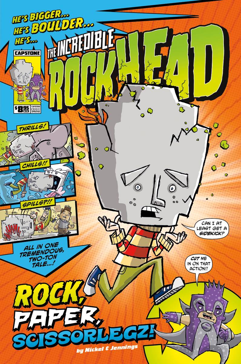 Incredible Rockhead Graphic Novel Volume 01 Rock Paper Scissorlegz