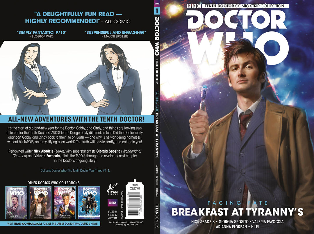 Doctor Who 10th Facing Fate TPB Volume 01 Breakfast At Tyrannys